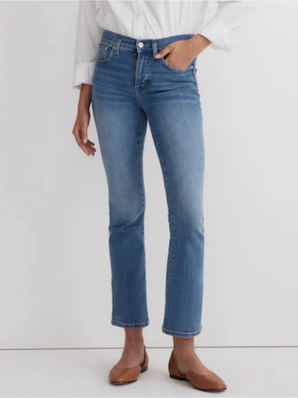 Madewell Mid-rise Kick Out Jeans